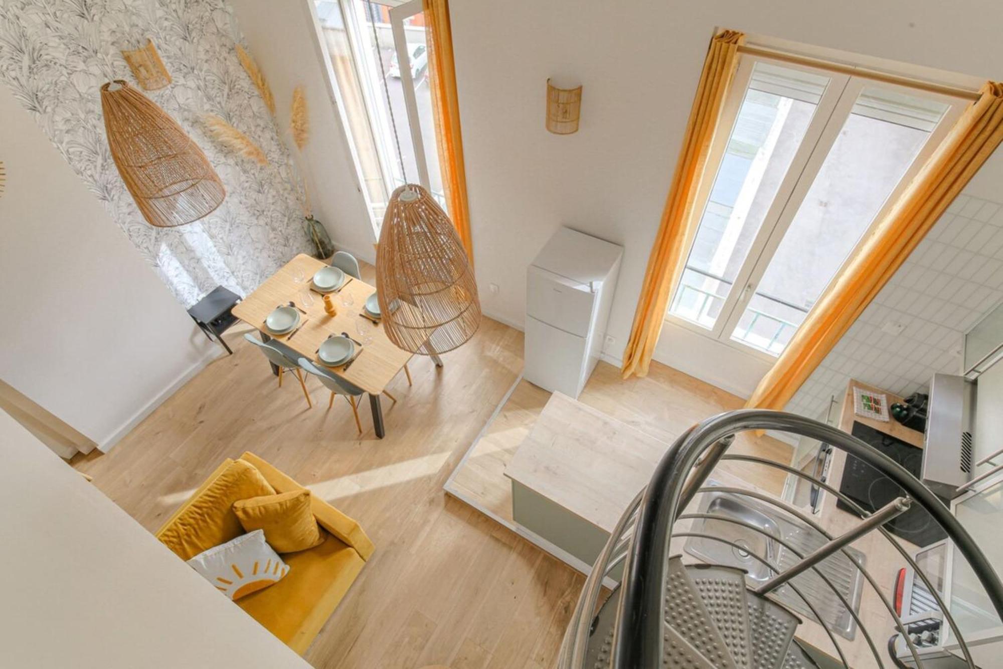 Apartamento Duplex Spacieux Et Design Proche La Part-Dieu Lyon Exterior foto